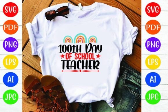 100th Day of School Teacher Graphics