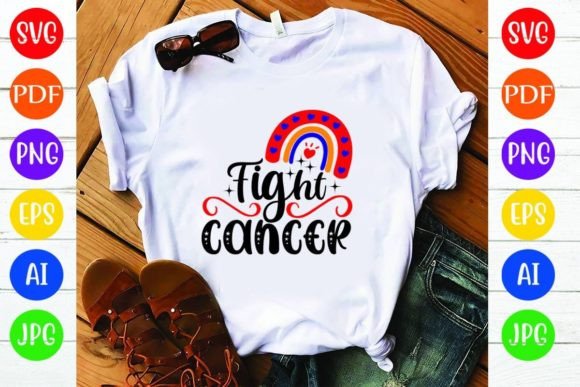 Fight Cancer Embroidery Design