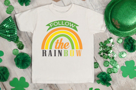 Follow the Rainbow SVG T-Shirt: Graphics and Crafts