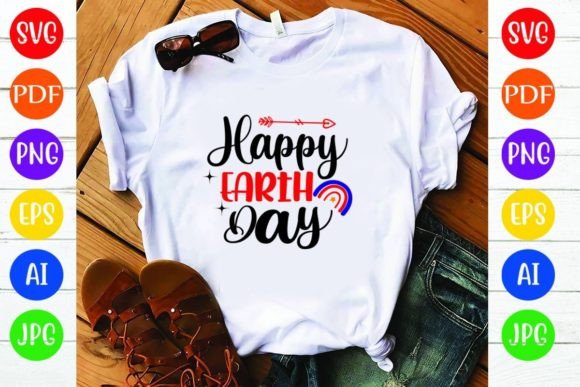 Happy Earth Day Graphics and T-Shirt Designs