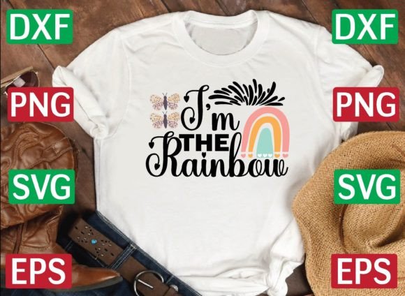 I'm the Rainbow Svg Graphics