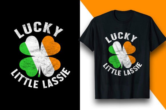 Lassie St Patrick's Day Tshirt Design Graphics