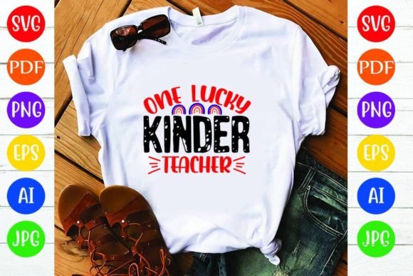 One Lucky Kinder Teacher Graphics