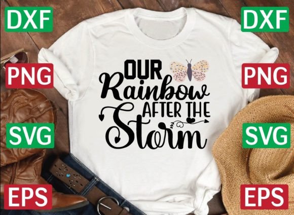 Our Rainbow After the Storm Svg Graphics