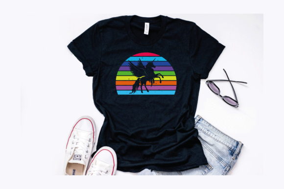 Pretty Rainbow Unicorn Design