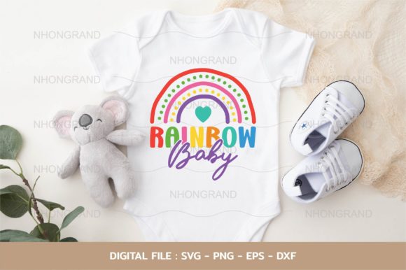 Rainbow Baby Cutie, Lover Gift T-shirt Graphics and Crafts
