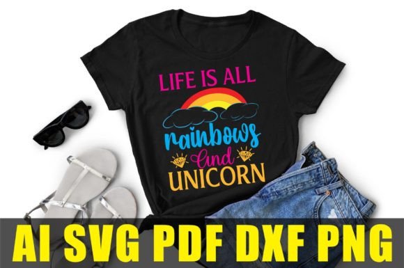 Rainbow Designe T Shirt Designe SVG