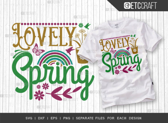 Spring SVG Design for Graphics and T-Shirt Projects