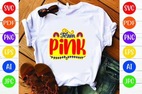 Team Pink: Graphics and T-Shirt Designs for Digital Sellers