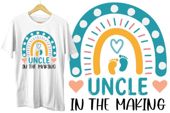 Uncle in the Making Boho T Shirt Mug Svg